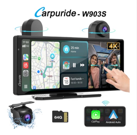 Carpuride W903S Best Car Audio Touch Screen With DVR